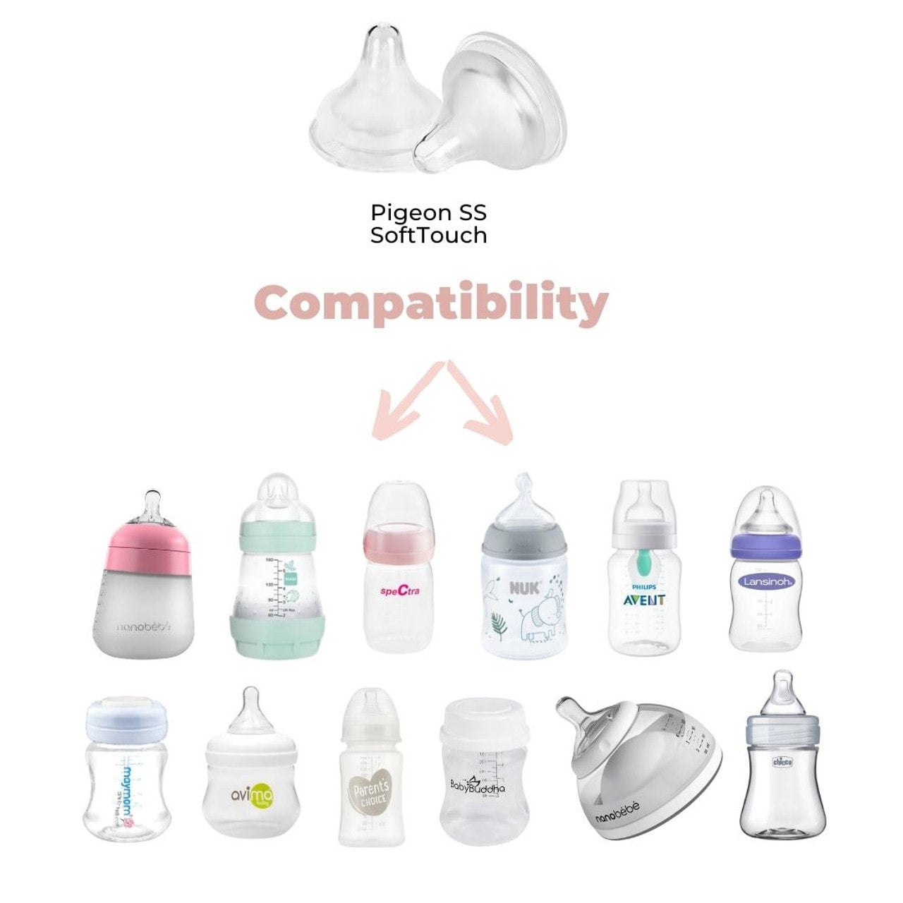 Baby Bottle Bottles Compatible With Lansinoh Breast Pump Baby